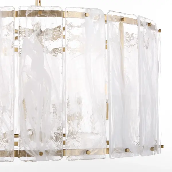 Prestige 8-Light Pendant in Aged Brass - Image 3