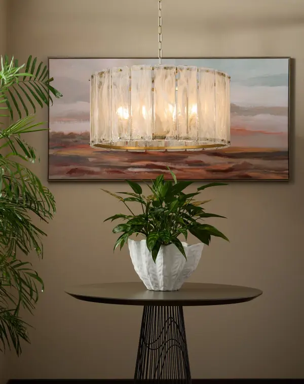 Prestige 8-Light Pendant in Aged Brass - Image 5