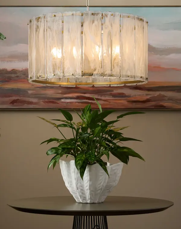 Prestige 8-Light Pendant in Aged Brass - Image 7