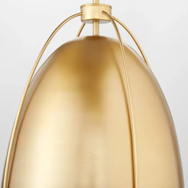 Jamie 15" Pendant Light in Aged Brass - Image 4