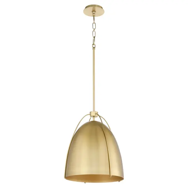 Jamie 18" 3-Light Pendant in Aged Brass - Image 1