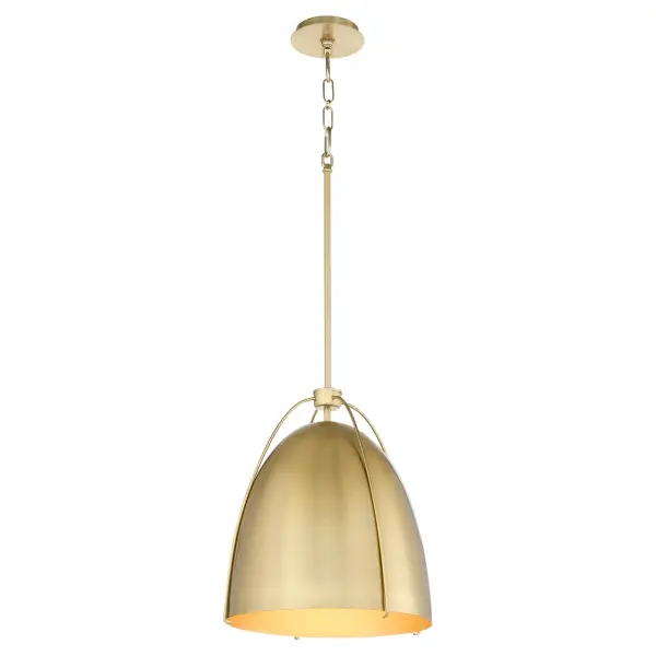 Jamie 18" 3-Light Pendant in Aged Brass - Image 2