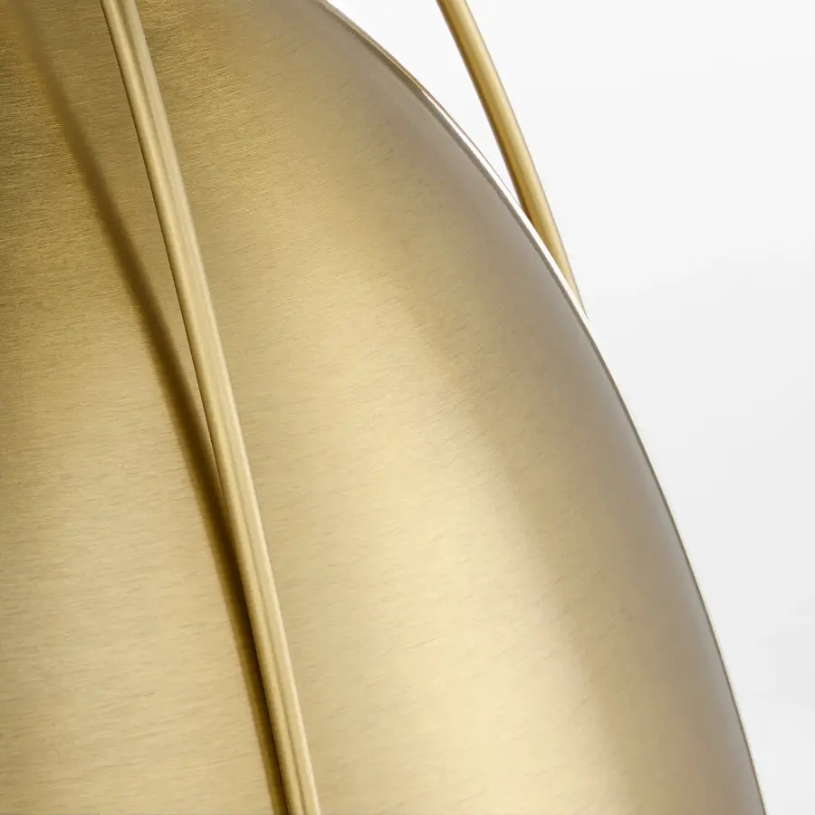 Jamie 18" 3-Light Pendant in Aged Brass - Image 4
