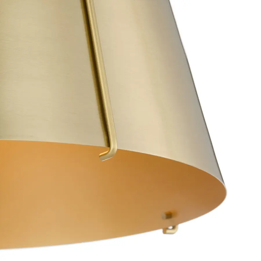 Ellen 18" 3-Light Pendant in Aged Brass - Image 3