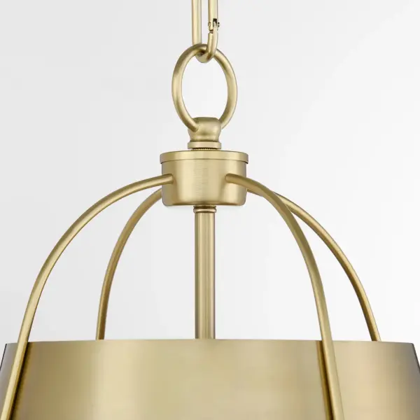 Ellen 18" 3-Light Pendant in Aged Brass - Image 4