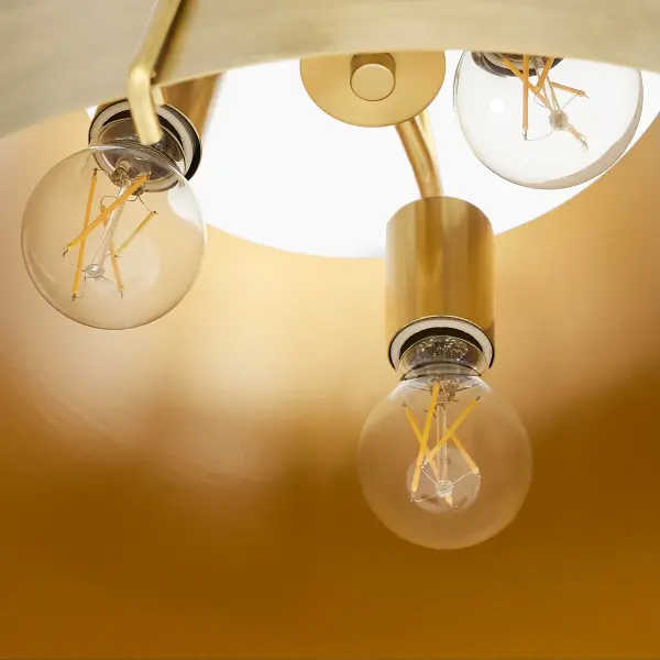 Ellen 18" 3-Light Pendant in Aged Brass - Image 5