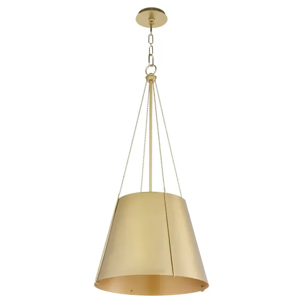Denise 18" 3-Light Pendant in Aged Brass - Image 1