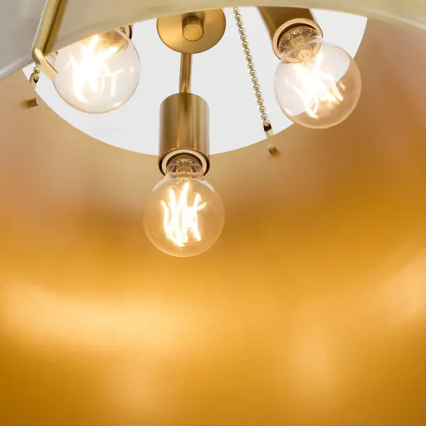Denise 18" 3-Light Pendant in Aged Brass - Image 3