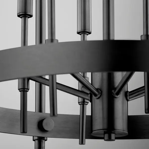 Hamilton 6-Light Entry Pendant in Matte Black - Image 3