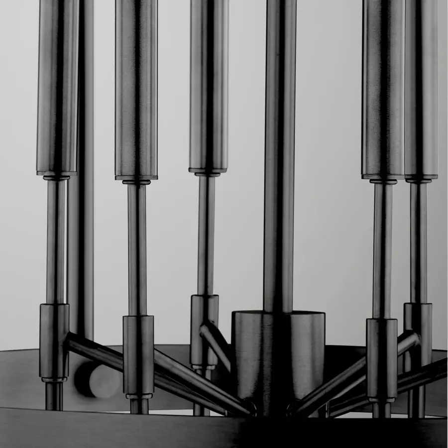 Hamilton 6-Light Entry Pendant in Matte Black - Image 4