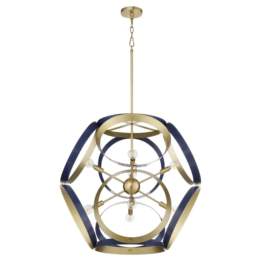 Sculptural Statement Piece with Timeless Brass Accents - Image 1