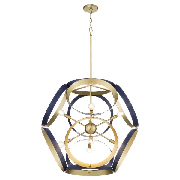 Sculptural Statement Piece with Timeless Brass Accents - Image 2