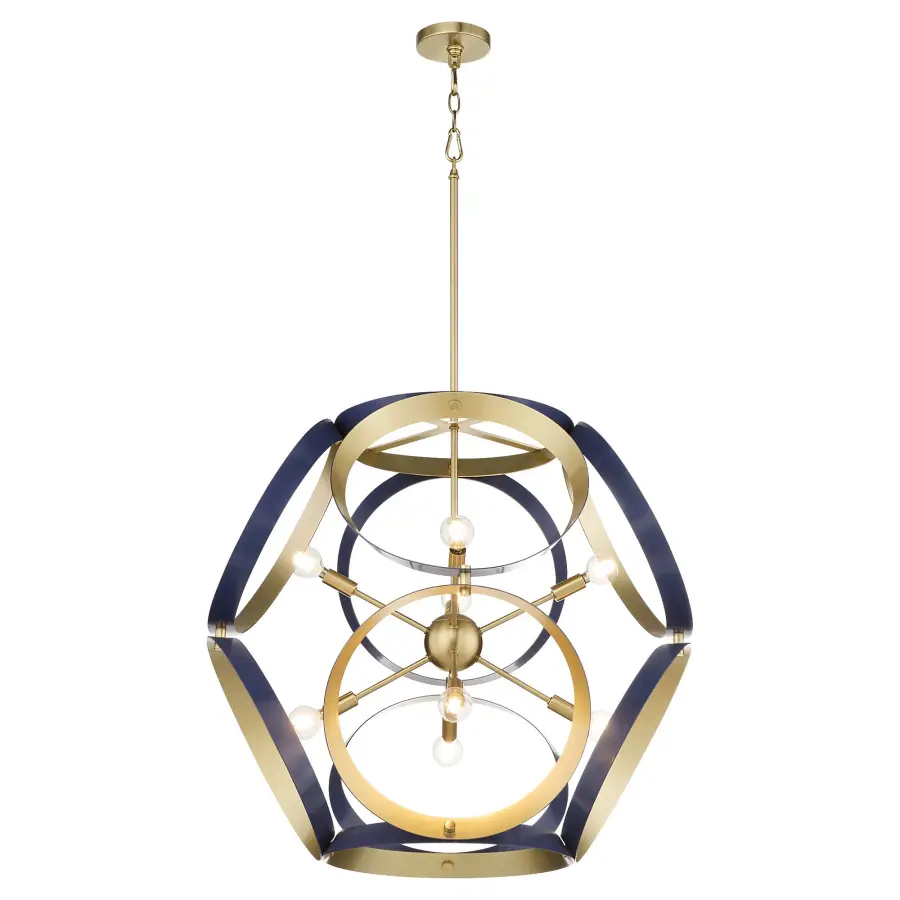 Sculptural Statement Piece with Timeless Brass Accents - Image 2