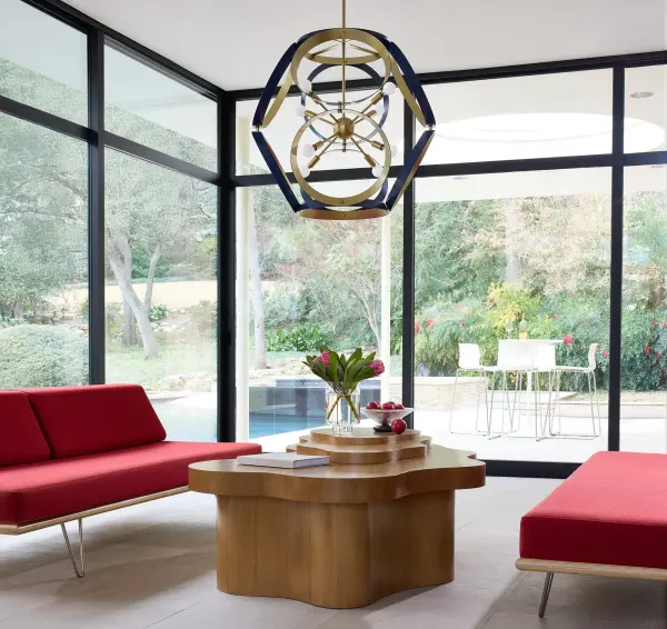 Sculptural Statement Piece with Timeless Brass Accents - Image 5