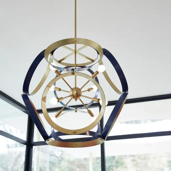 Sculptural Statement Piece with Timeless Brass Accents - Image 7