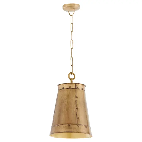 Artisan 11" Dome Pendant in Artisan Brass - Image 1