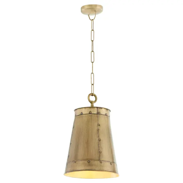 Artisan 11" Dome Pendant in Artisan Brass - Image 2
