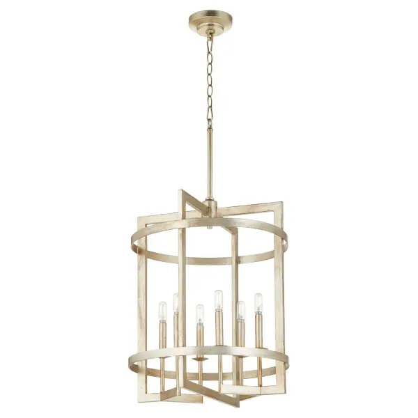 Elegant Transitional Entry Chandelier with Clean Lines - Image 2
