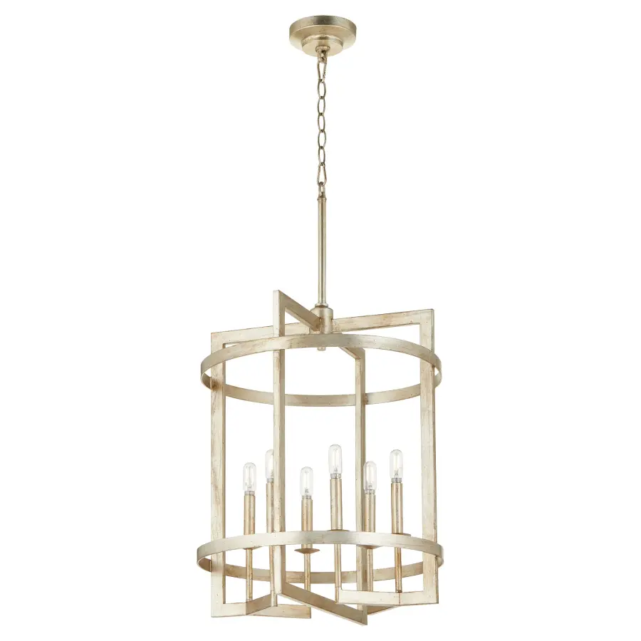 Elegant Transitional Entry Chandelier with Clean Lines - Image 2