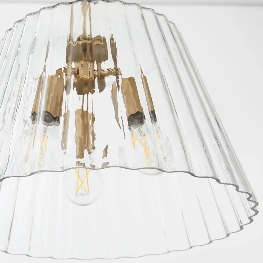 Lawton 16" Pendant in Brushed Brass - Image 3