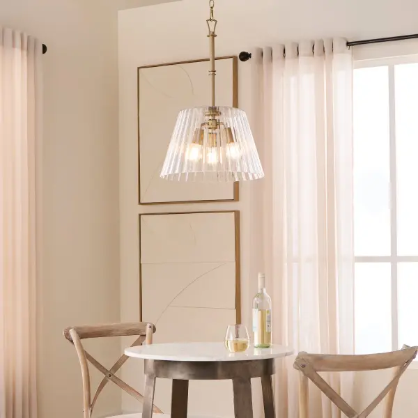 Lawton 16" Pendant in Brushed Brass - Image 5