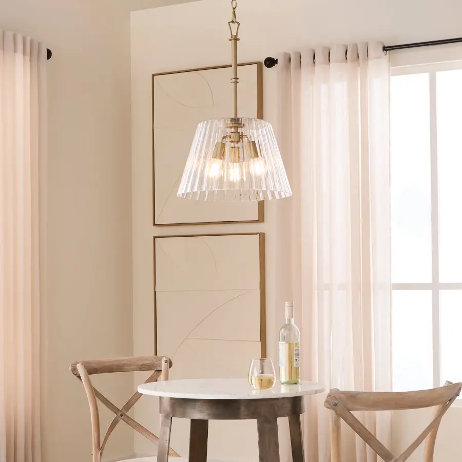 Lawton 16" Pendant in Brushed Brass - Image 5