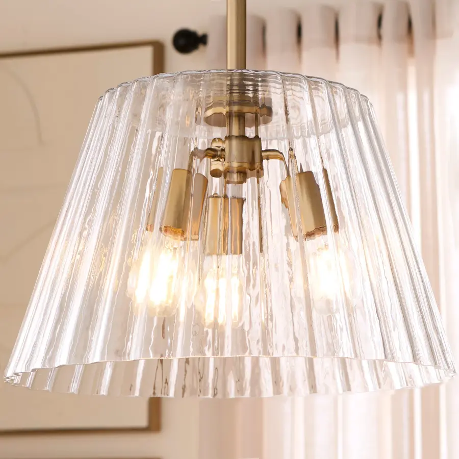 Lawton 16" Pendant in Brushed Brass - Image 6