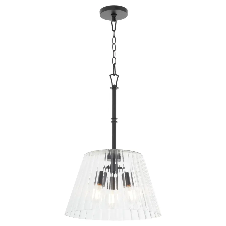 Lawton 16" Pendant in Matte Black - Image 2