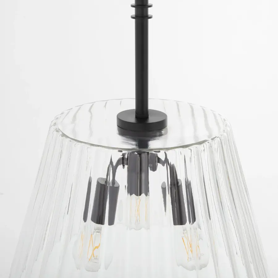 Lawton 16" Pendant in Matte Black - Image 4