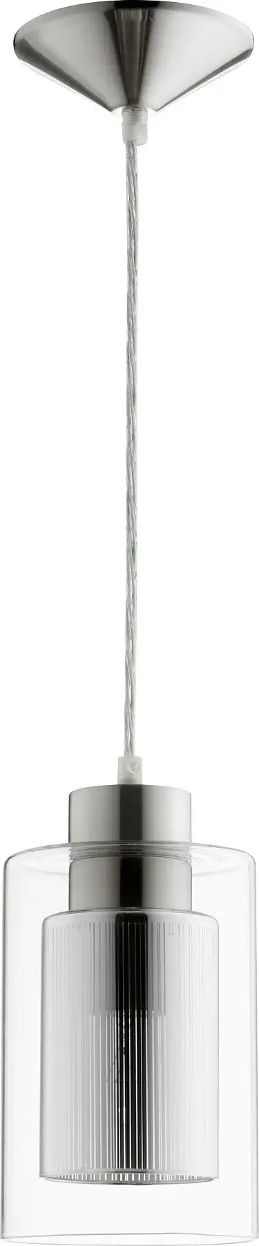 Satin Nickel Transitional Mini Pendant - Image 1