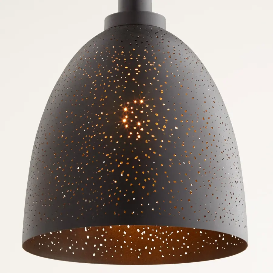 Starry Night 1-Light Pendant in Black - Image 3