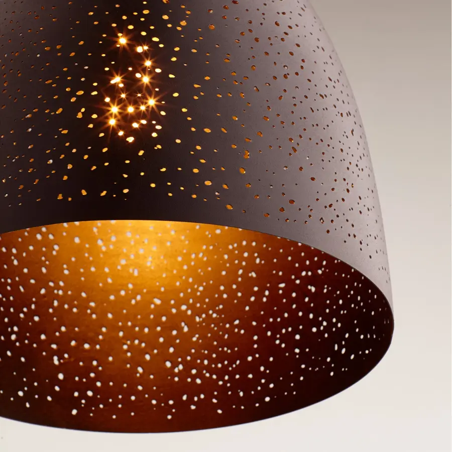 Starry Night 1-Light Pendant in Black - Image 4