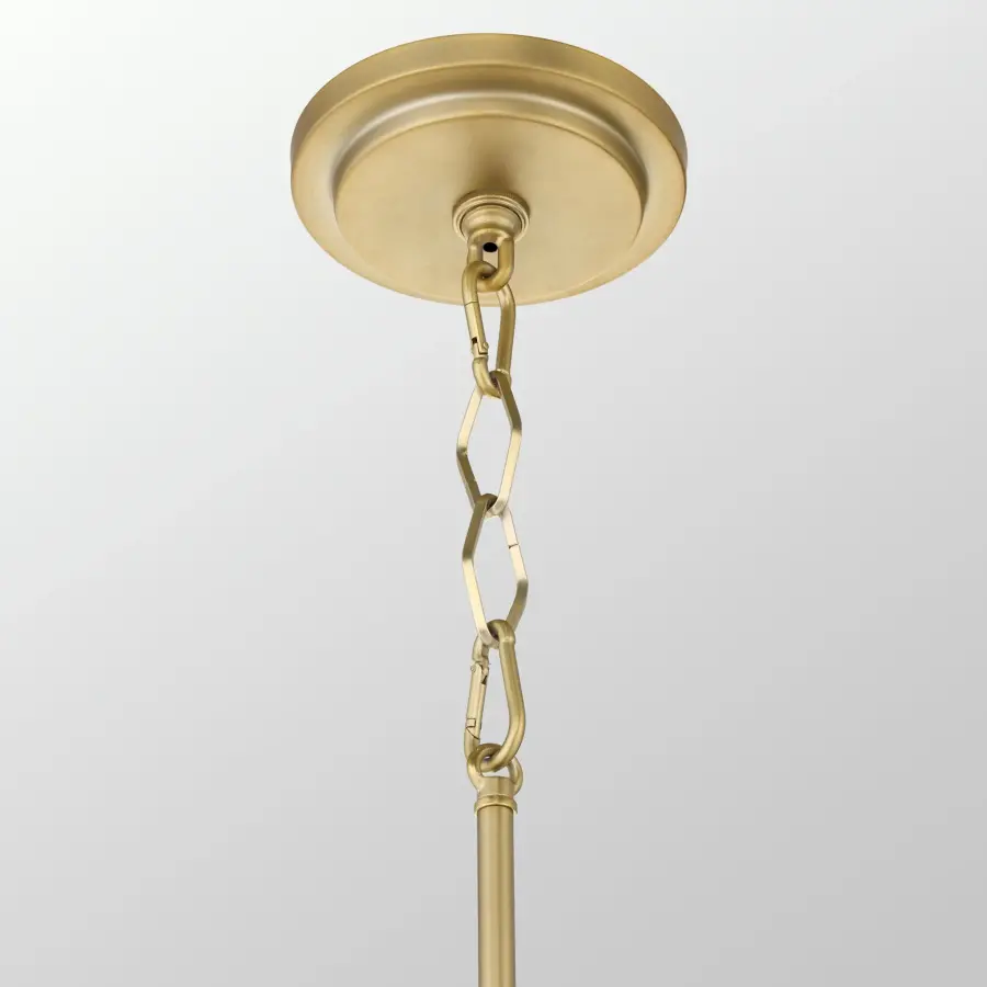 Mariposa 3-Light Pendant in Aged Brass - Image 4