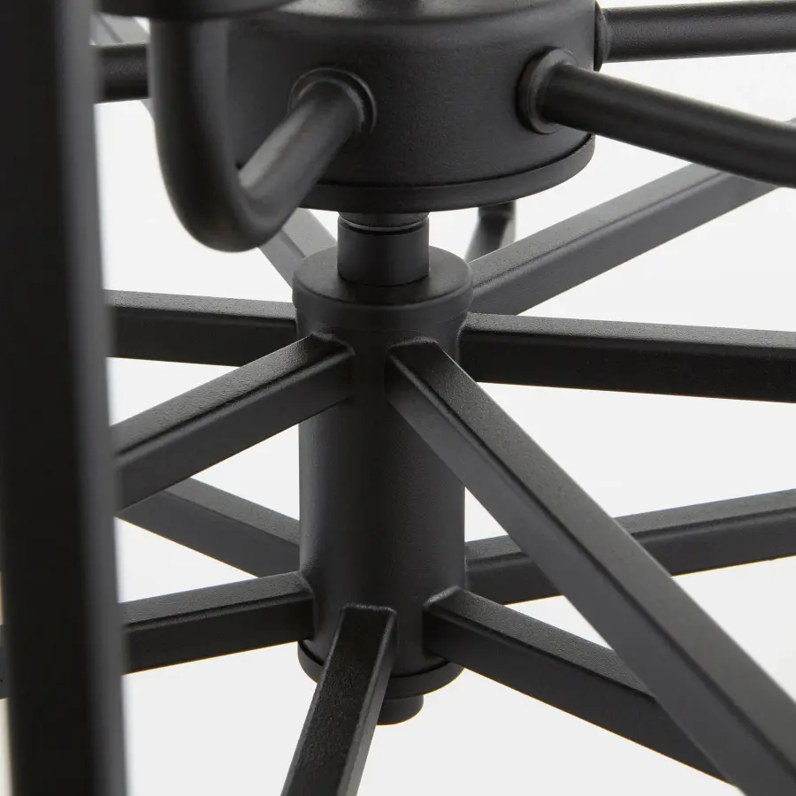 Hammond Black Transitional Cage Pendant - Image 2