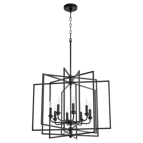 Hammond Black Transitional Cage Pendant - Image 1