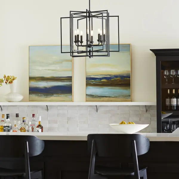 Hammond Black Transitional Cage Pendant - Image 7