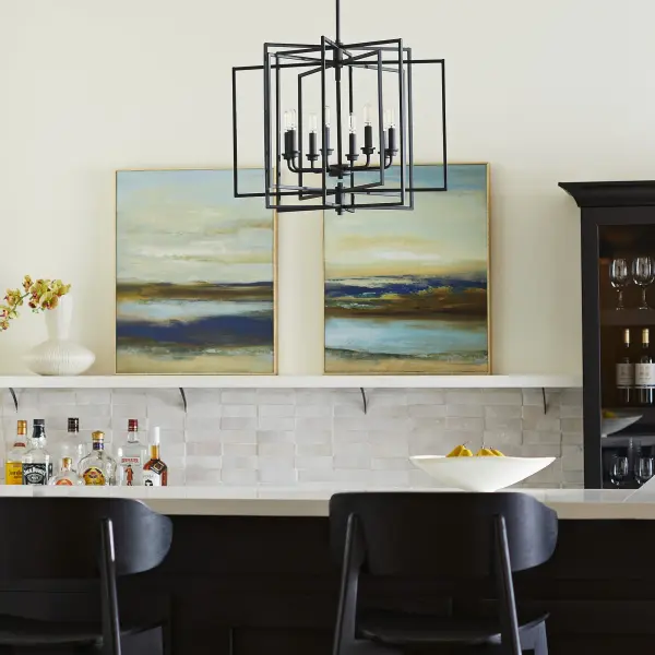 Hammond Black Transitional Cage Pendant - Image 8