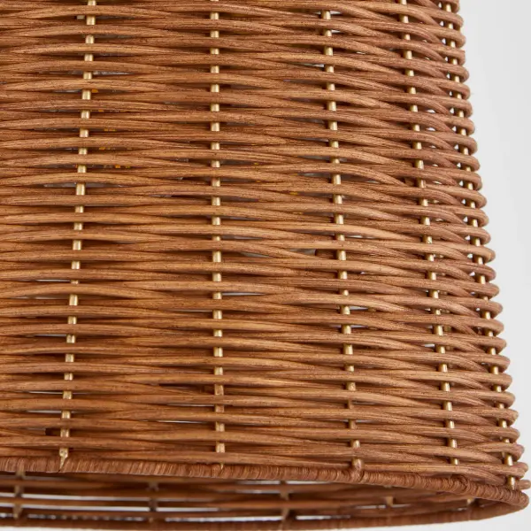 Robinson Wicker 3-Light Pendant in Aged Brass - Image 4
