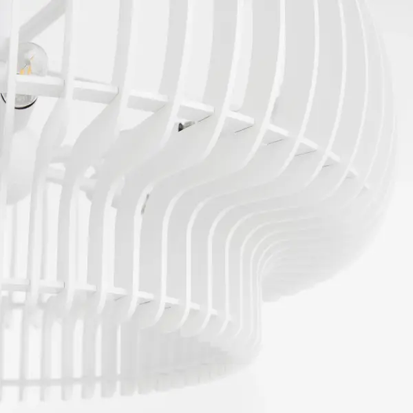 Harrelson 6-Light Pendant in Studio White - Image 3