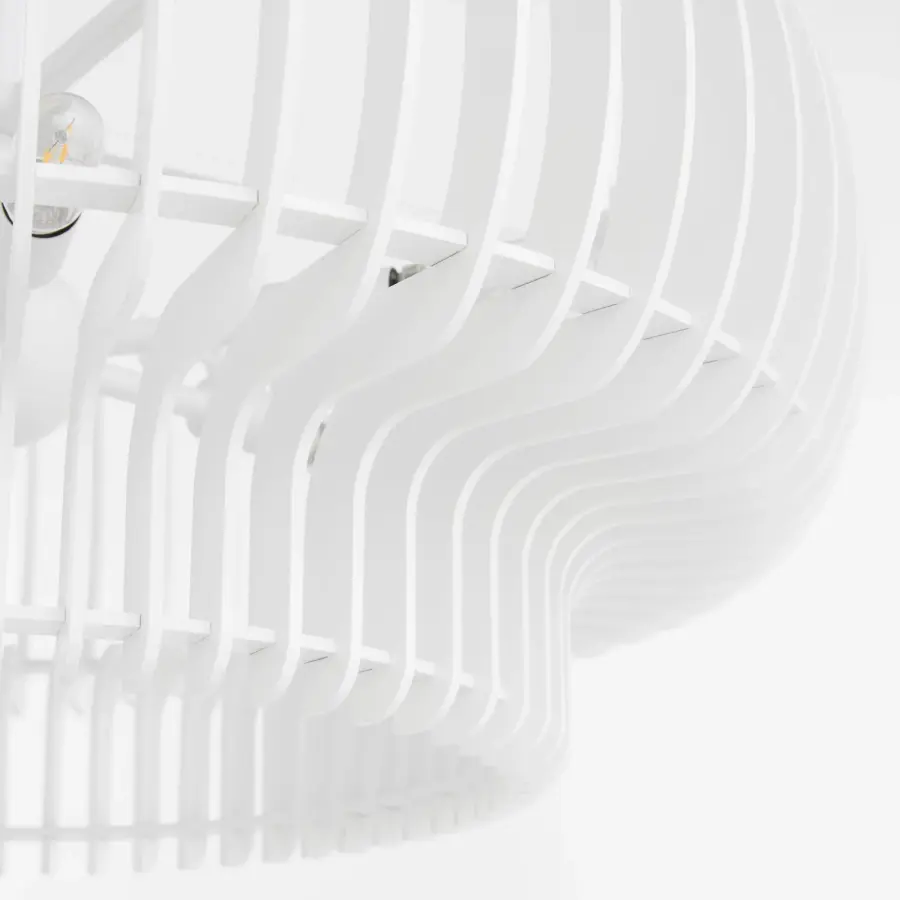 Harrelson 6-Light Pendant in Studio White - Image 3