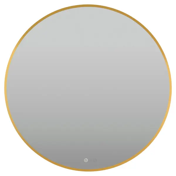 The Soleil 36" LED Mirror combines luxury and functionality with its 5CCT adjustable lighting, anti-fog feature, and brushed brass frame. Perfect for creating a spa-like bathroom experience with flattering illumination.