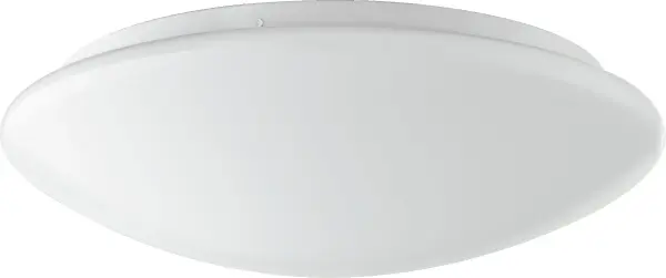 This compact 13-inch flush mount delivers reliable, energy-efficient LED illumination with a subtle modern aesthetic. The crisp white finish and low-profile dome design make it ideal for utility spaces and damp-rated areas.