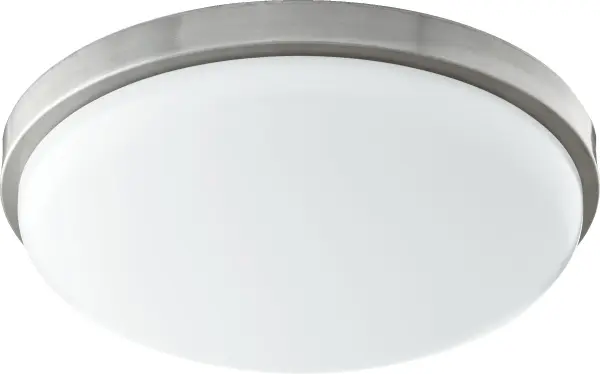 14" LED Ceiling Mount in Satin Nickel