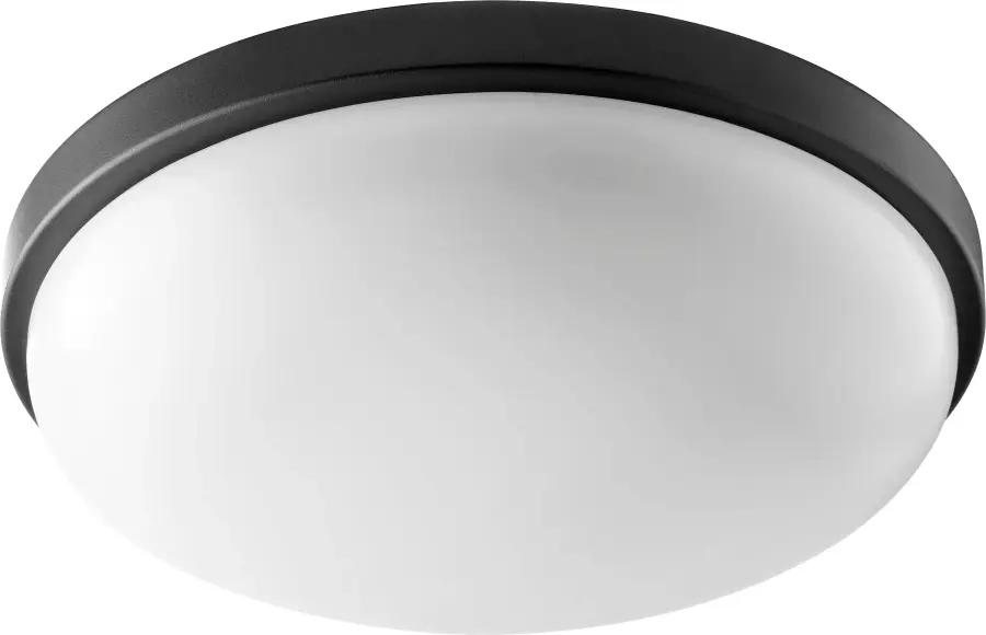 14" LED Flush Mount Ceiling Light in Black