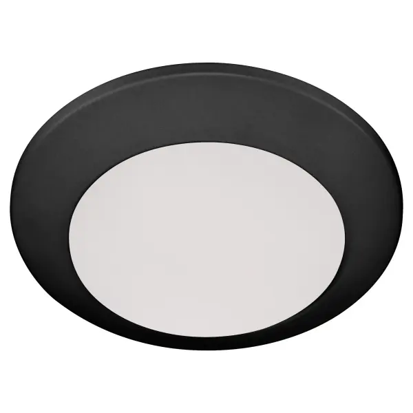 6" Wet LED Disk in Matte Black - Image 1