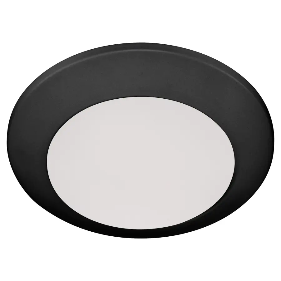 6" Wet LED Disk in Matte Black - Image 1