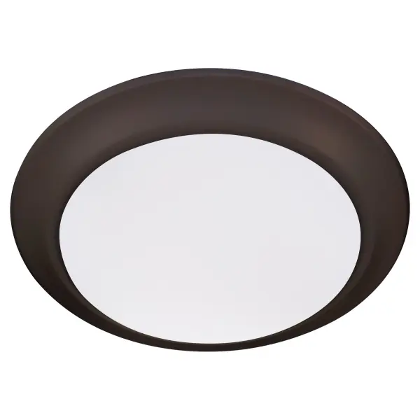 This 7-inch LED disk light combines durability with simplicity, offering wet-rated performance ideal for bathrooms, porches, and patios. The oiled bronze finish adds warmth while the compact size fits tight spaces perfectly.