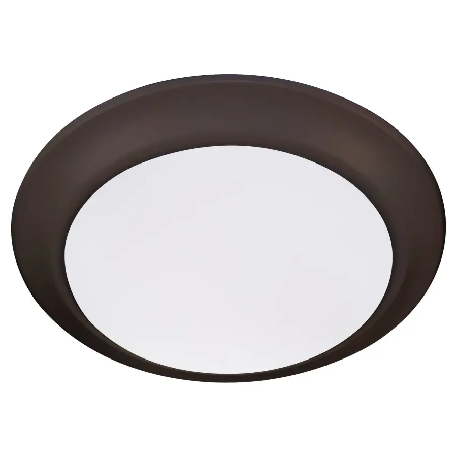7" Wet-Rated LED Disk Light in Oiled Bronze