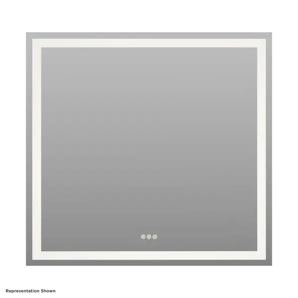 The Mime LED Mirror combines contemporary design with smart functionality. Adjustable color temperature (2700K-6500K) lets you customize lighting for any task, while the built-in anti-fogger ensures clarity after showers.