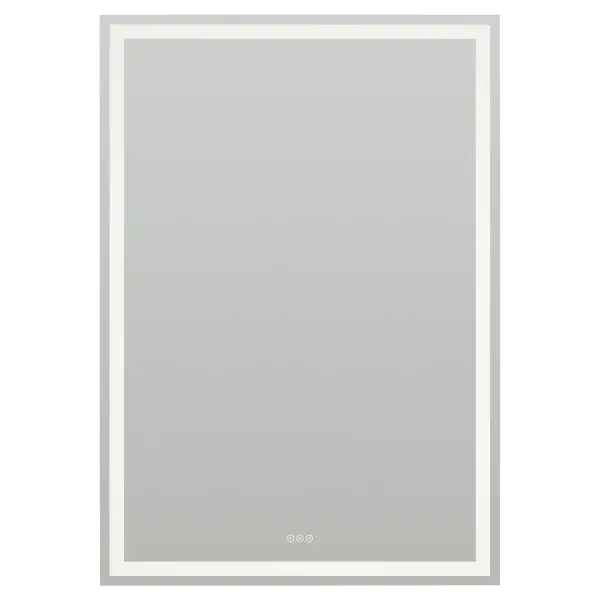 The Mime LED Mirror combines contemporary design with smart functionality. Adjustable color temperature (2700K-6500K) lets you customize lighting for any task, while the built-in anti-fogger ensures clarity after showers. - alternate view